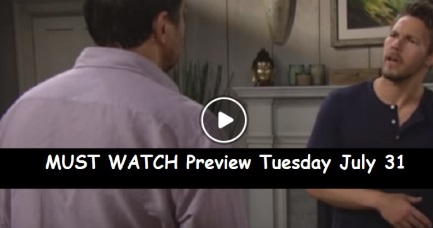 MUST WATCH The Bold And The Beautiful Preview Video Tuesday July 31: Liam And Ridge Discuss Stopping Steffy’s Wedding