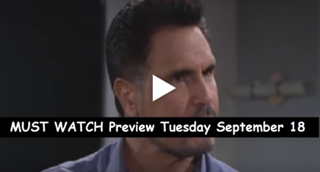 MUST WATCH The Bold And The Beautiful Preview Video Tuesday September 18: Justin Tries To Reason With Bill