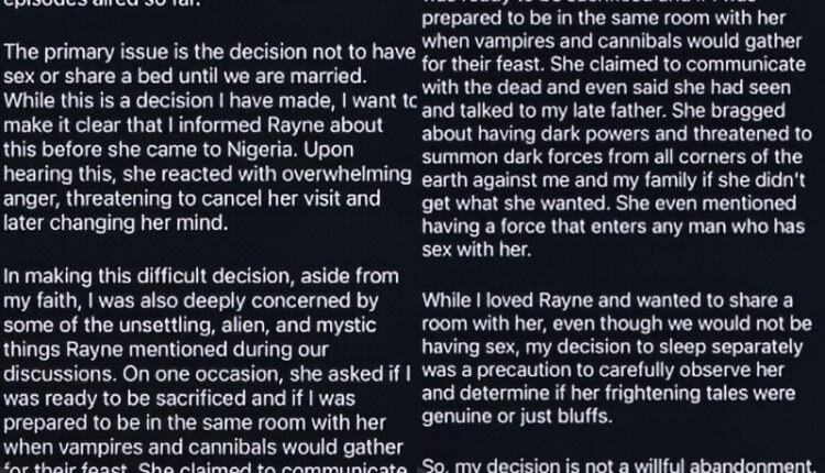 90 Day Fiance – Chidi On Rayne – Sunbearemii Instagram via Reddit