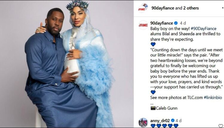 Bilal Hazziez and Shaeeda Sween Reveal baby Gender – 90 Day Fiance – Instagram