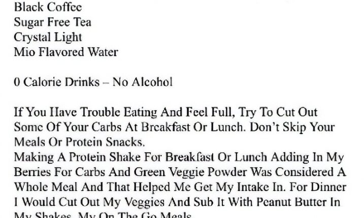 Liquids and Exercise – Instagram