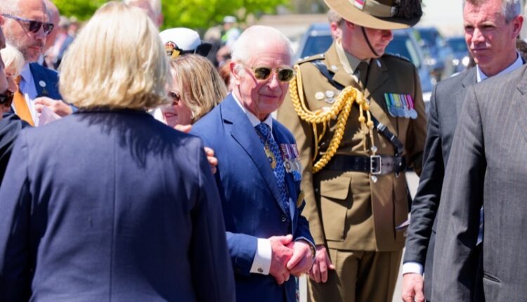 King,Charles,Iii,Takes,A,Walk,To,Meet,The,General