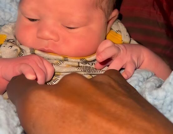 Daonte with baby DJ – Facebook