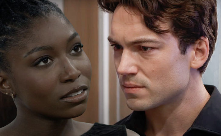 General hospital: Michael Corinthos (Rory Gibson) and Trina Robinson (Tabyana Ali)
