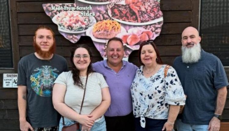 David with Jacob and future daughter-in-law’s family – Instagram