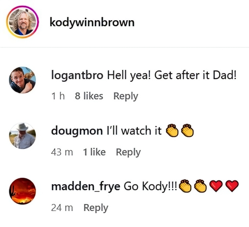 Logan shouts out his dad - Instagram